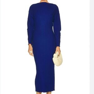 Simon Miller Rib Zippie Dress in Boogie Blue